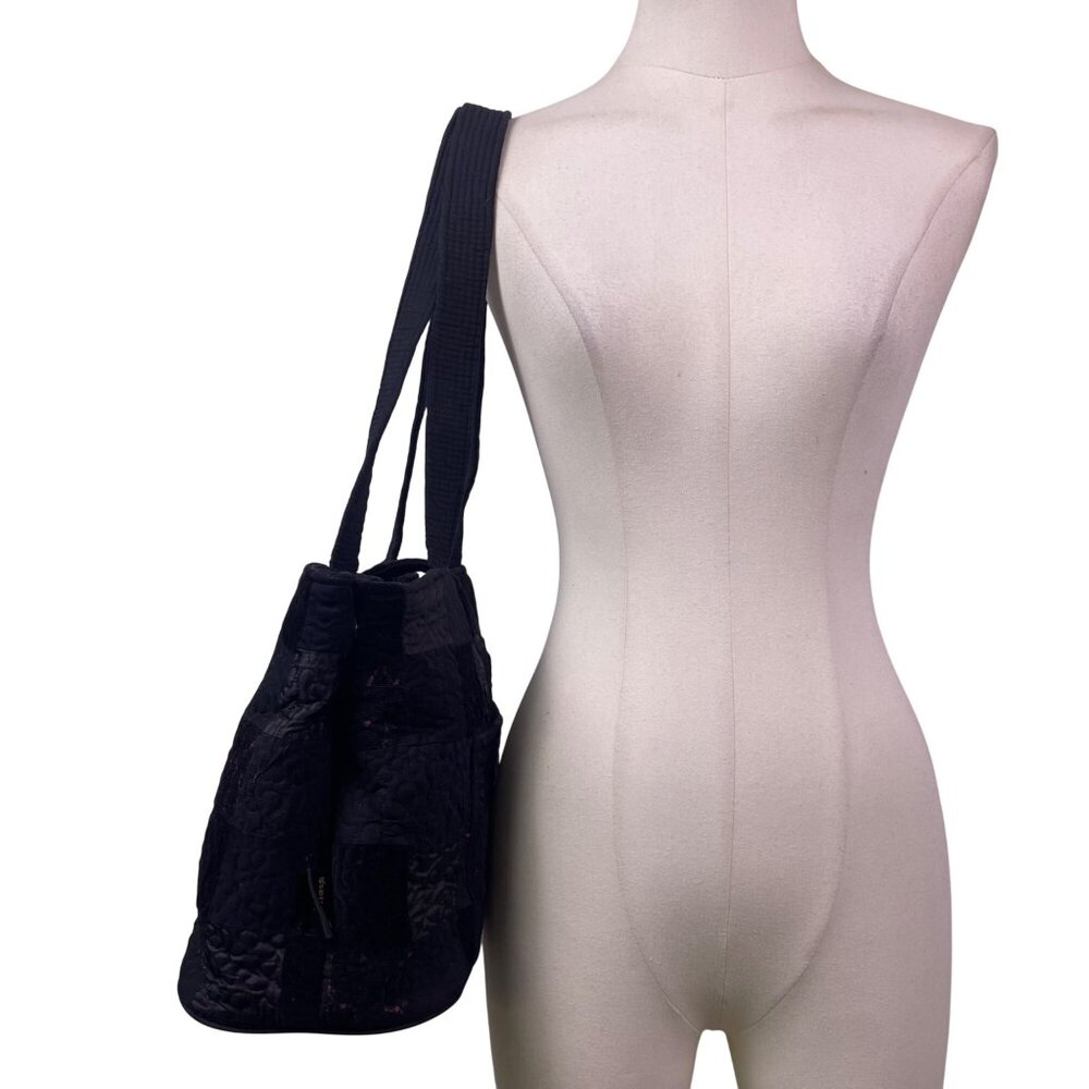 Donna Sharp Women’s Black Quilted Patchwork Doubl… - image 11